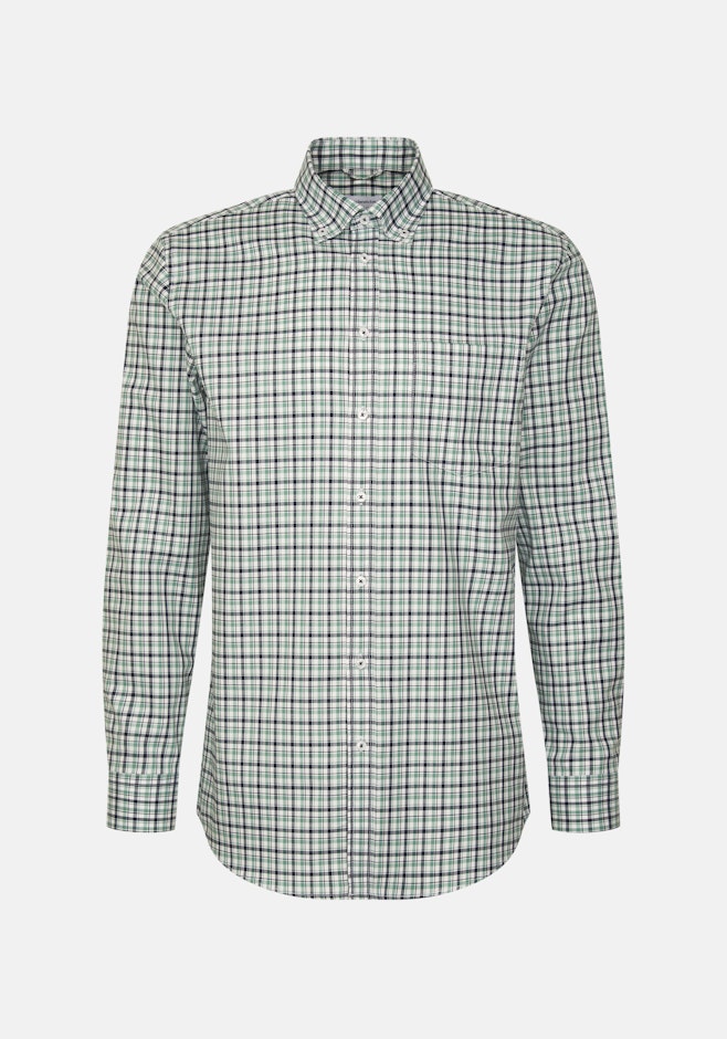 Regular Business Hemd Karo in Grün | Seidensticker Onlineshop