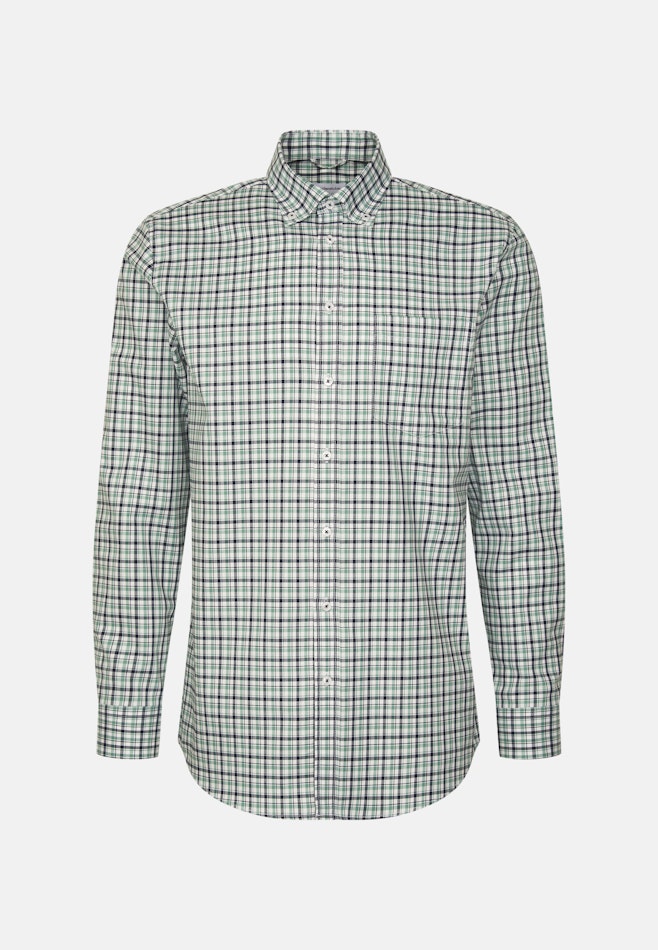 Regular Chemise d'affaires carreaux dans Vert | Boutique en ligne Seidensticker