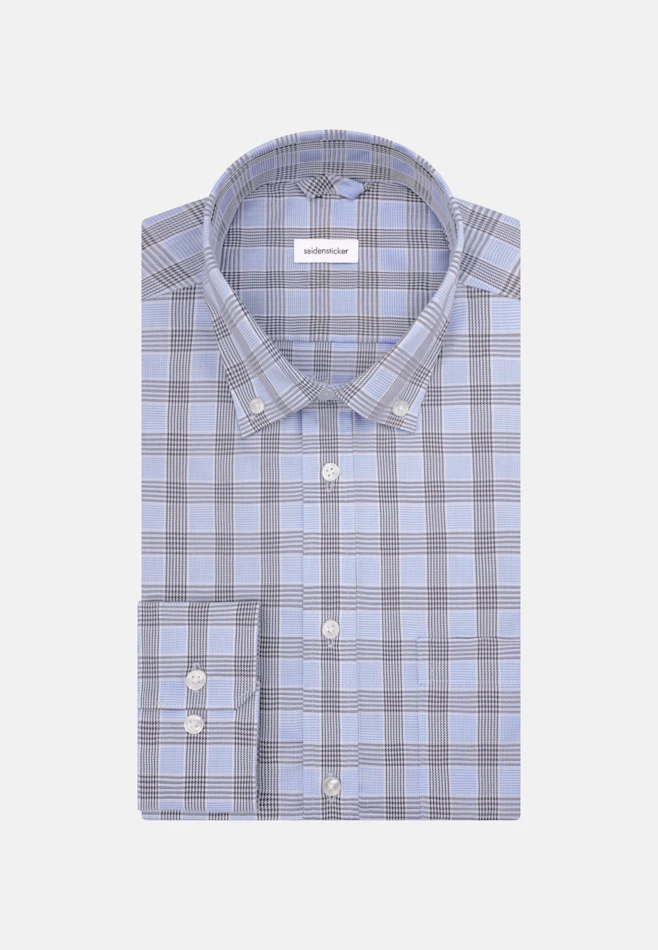 Regular Chemise d'affaires carreaux dans Marron | Boutique en ligne Seidensticker