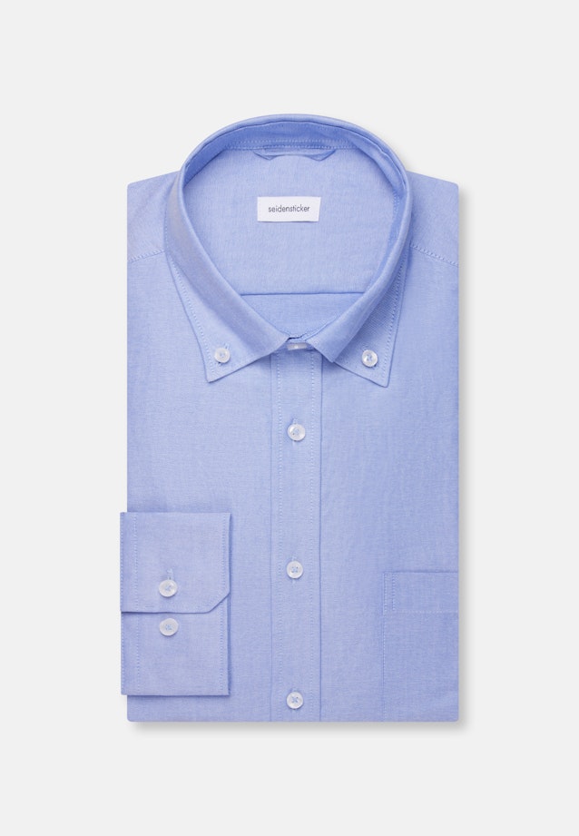Regular Chemise d'affaires Uni in Bleu Clair |  Seidensticker Onlineshop