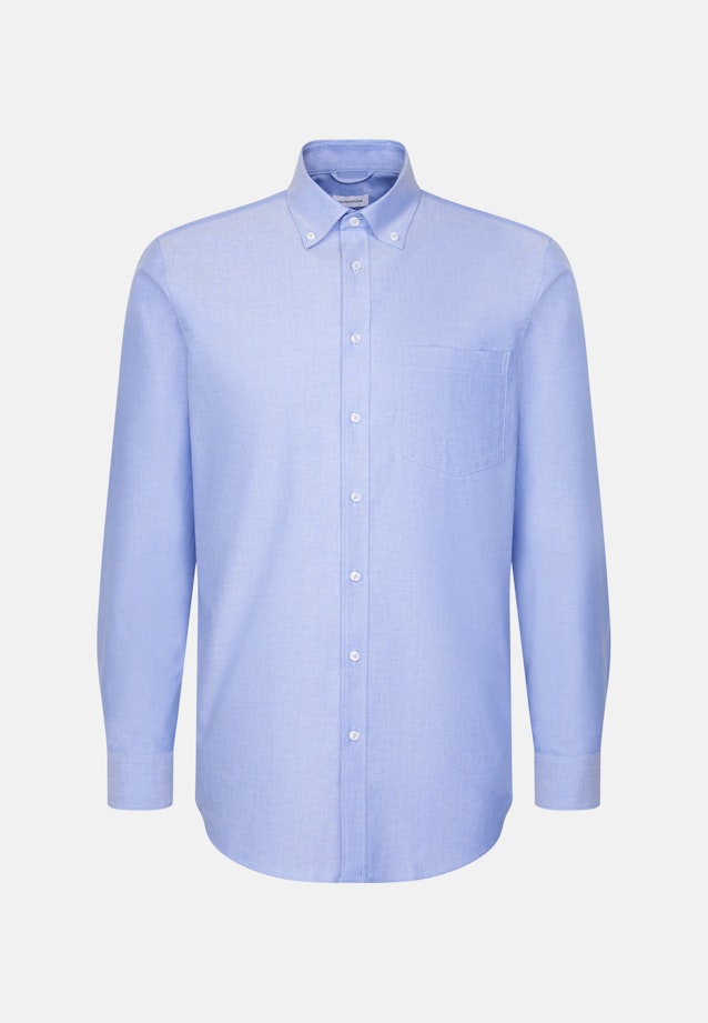 Regular Chemise d'affaires Uni in Bleu Clair |  Seidensticker Onlineshop