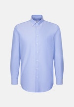 Regular Chemise d'affaires Uni in Bleu Clair |  Seidensticker Onlineshop