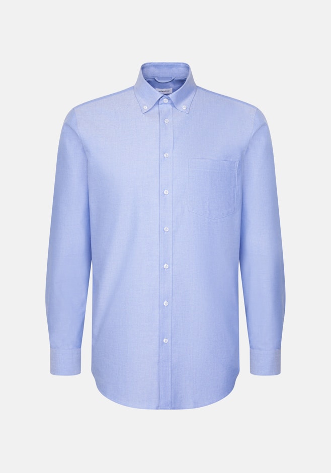 Regular Chemise d'affaires Uni dans Bleu Clair | Boutique en ligne Seidensticker