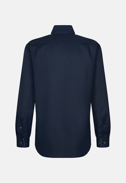 Regular Chemise d'affaires Uni in Bleu Foncé |  Seidensticker Onlineshop