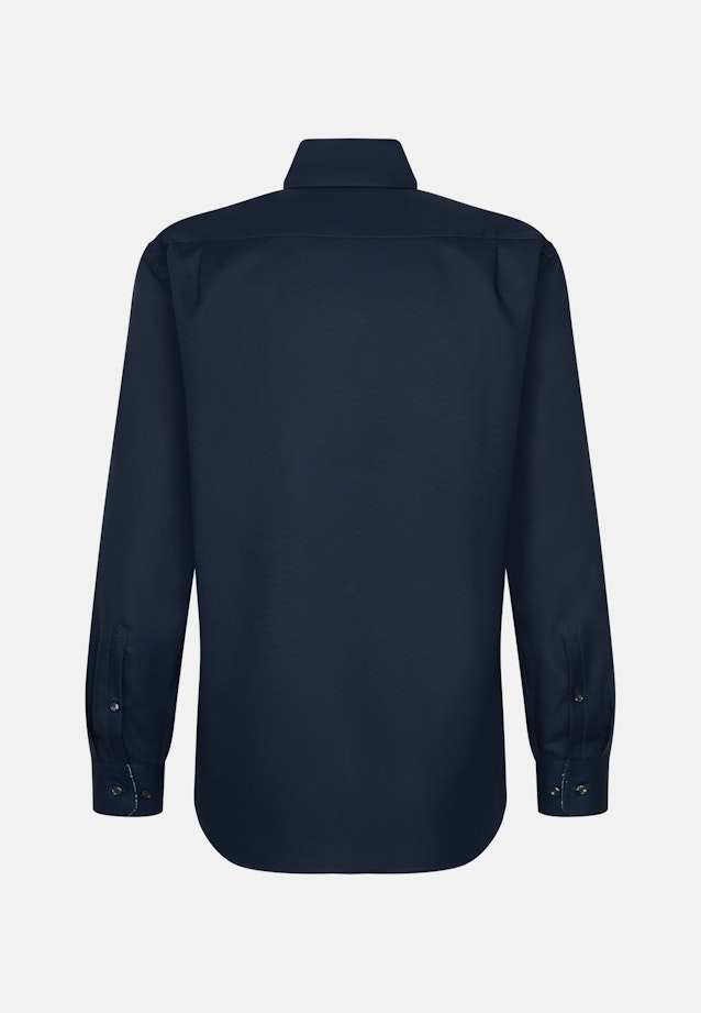 Regular Chemise d'affaires Uni in Bleu Foncé |  Seidensticker Onlineshop