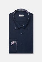 Regular Chemise d'affaires Uni in Bleu Foncé |  Seidensticker Onlineshop