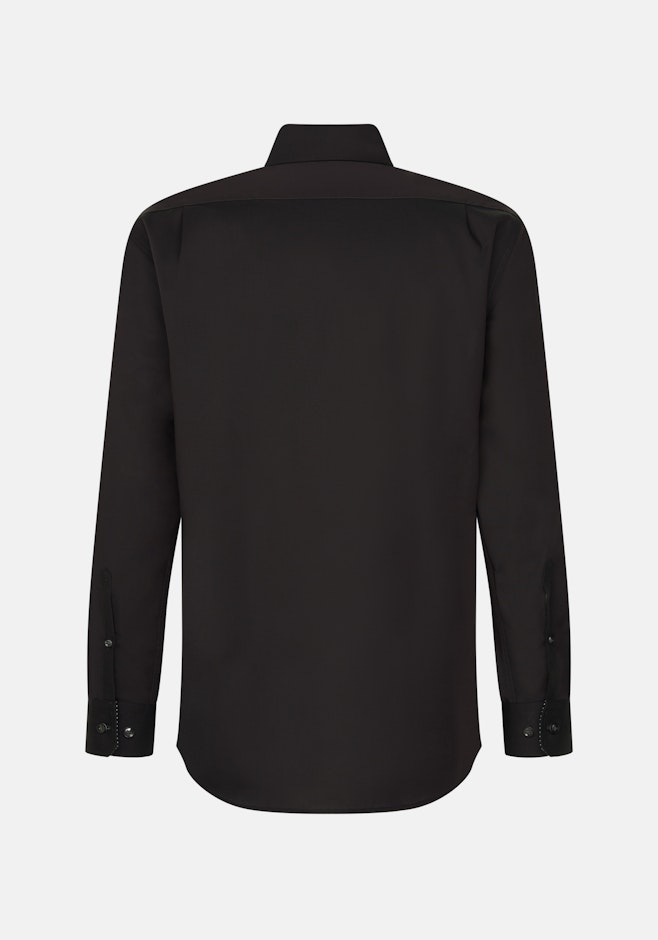 Regular Business Hemd Uni in Schwarz | Seidensticker Onlineshop