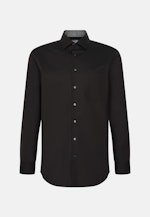 Regular Chemise d'affaires Uni in Schwarz |  Seidensticker Onlineshop