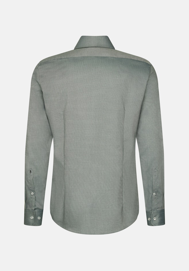 Slim Business Hemd Uni in Grün | Seidensticker Onlineshop