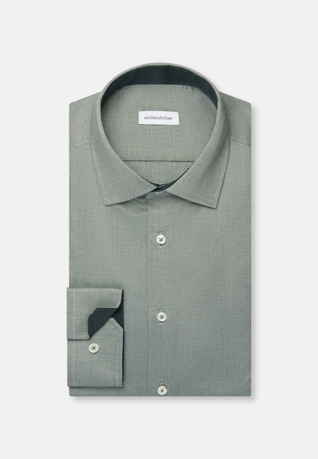 Slim Chemise d'affaires Uni in Vert |  Seidensticker Onlineshop