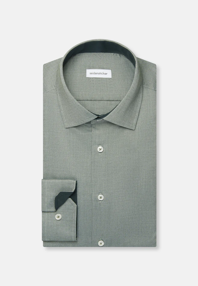 Slim Chemise d'affaires Uni dans Vert | Boutique en ligne Seidensticker