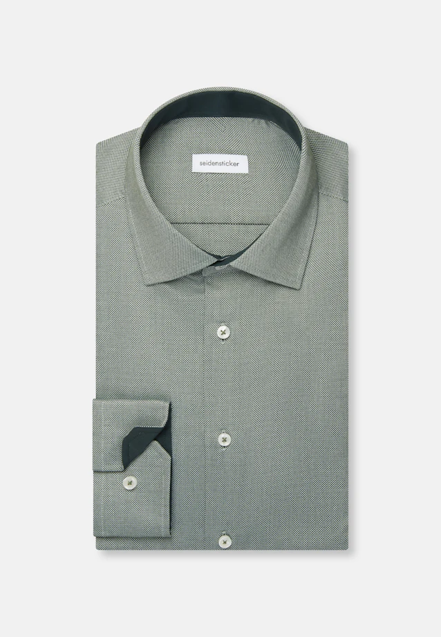 Slim Chemise d'affaires Uni in Vert |  Seidensticker Onlineshop