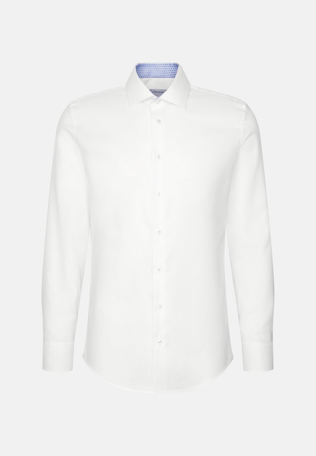 Slim Chemise d'affaires Uni in Blanc |  Seidensticker Onlineshop