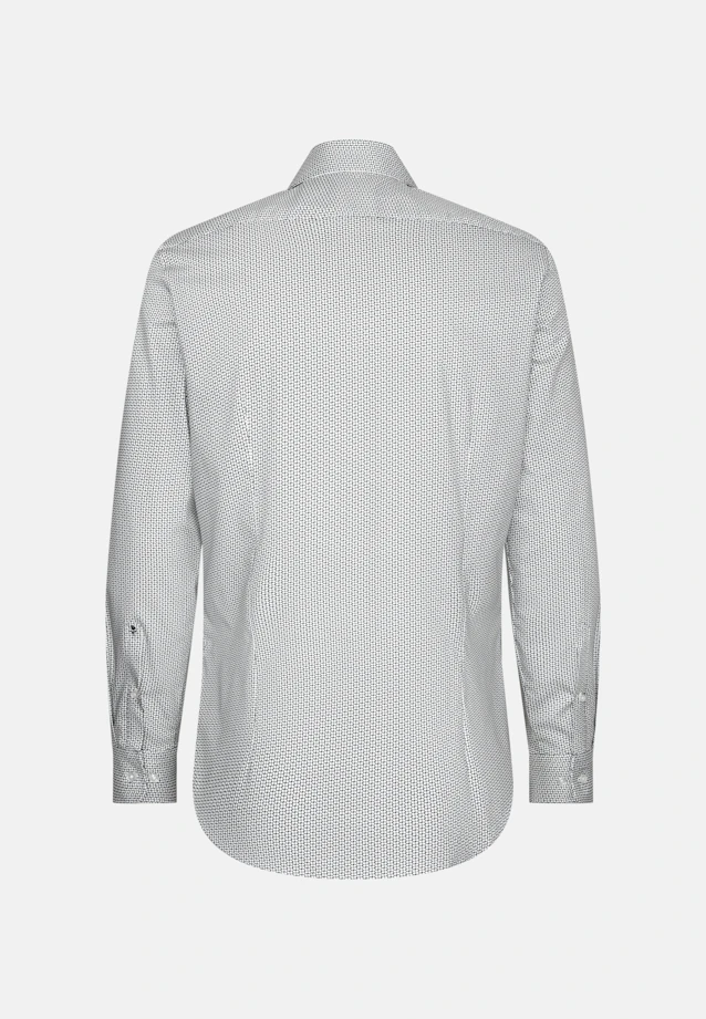 Slim Performance-Hemd Druck in Grün |  Seidensticker Onlineshop