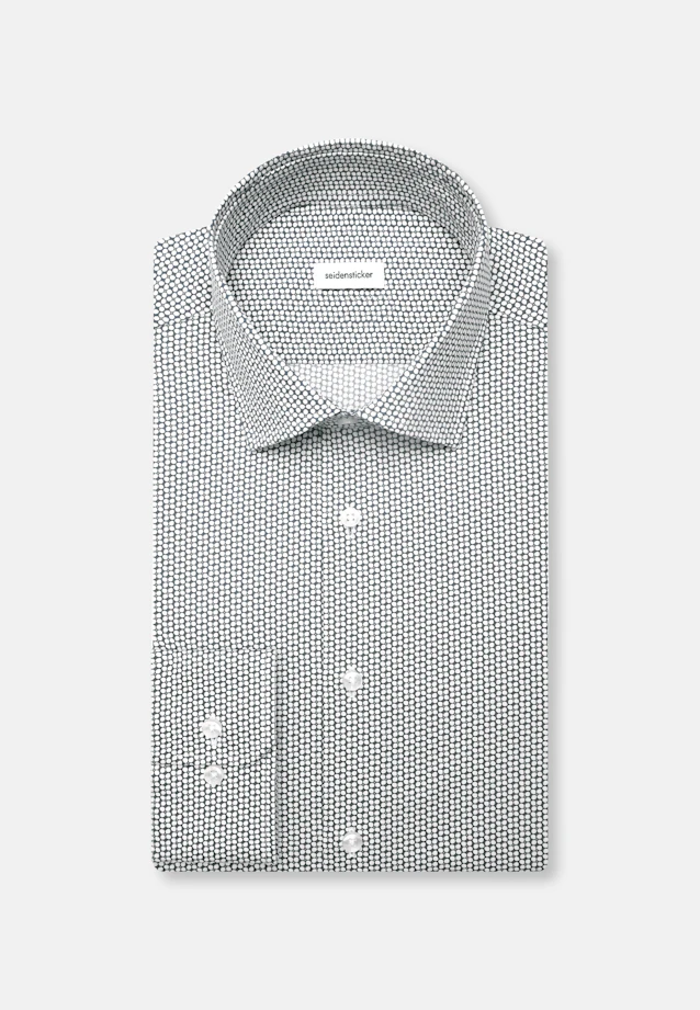 Slim Performance-Hemd Druck in Grün |  Seidensticker Onlineshop