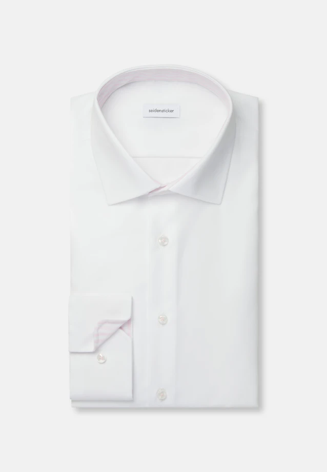 Slim Business Hemd Uni in Weiß |  Seidensticker Onlineshop