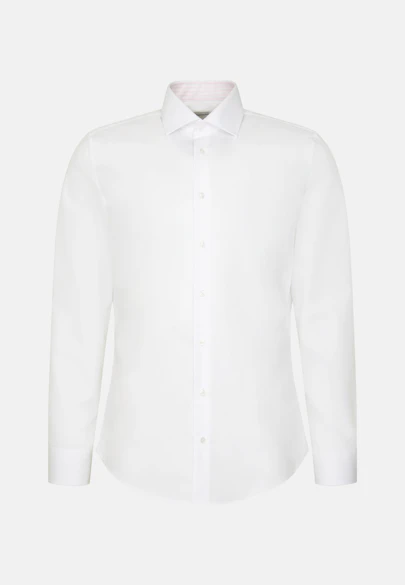 Slim Business Hemd Uni in Weiß |  Seidensticker Onlineshop
