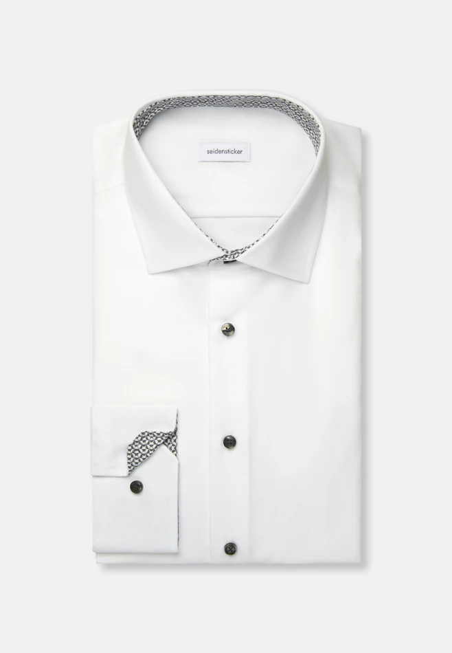 Slim Chemise d'affaires Uni dans Blanc | Boutique en ligne Seidensticker