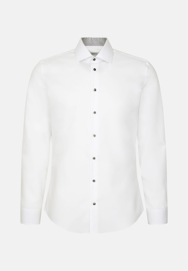 Slim Chemise d'affaires Uni in Blanc |  Seidensticker Onlineshop