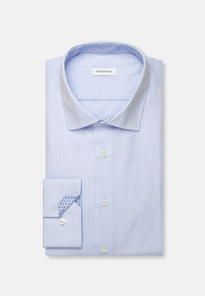 Slim Chemise d'affaires rayures dans Bleu Clair | Boutique en ligne Seidensticker