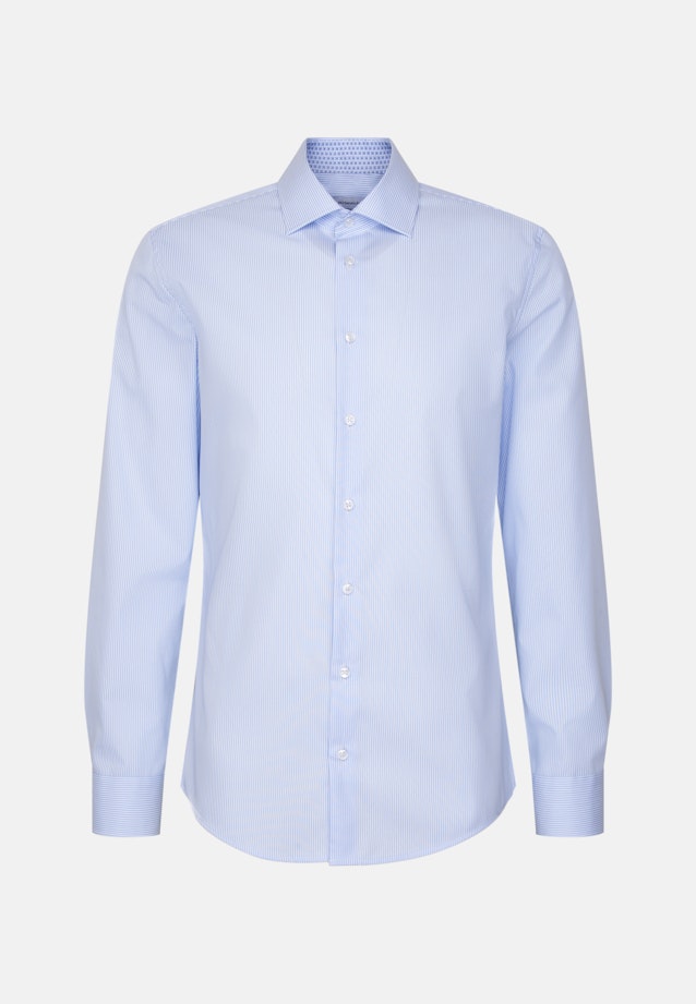 Slim Business Hemd Streifen in Hellblau |  Seidensticker Onlineshop