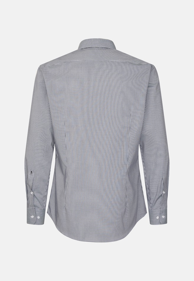 Shaped Chemise d'affaires carreaux dans Bleu Foncé | Boutique en ligne Seidensticker