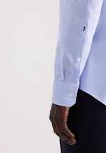 X-Slim Business Hemd Struktur in Mittelblau |  Seidensticker Onlineshop