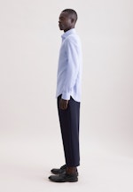 X-Slim Business Hemd Struktur in Mittelblau |  Seidensticker Onlineshop