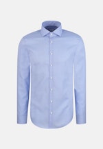 X-Slim Business Hemd Struktur in Mittelblau |  Seidensticker Onlineshop