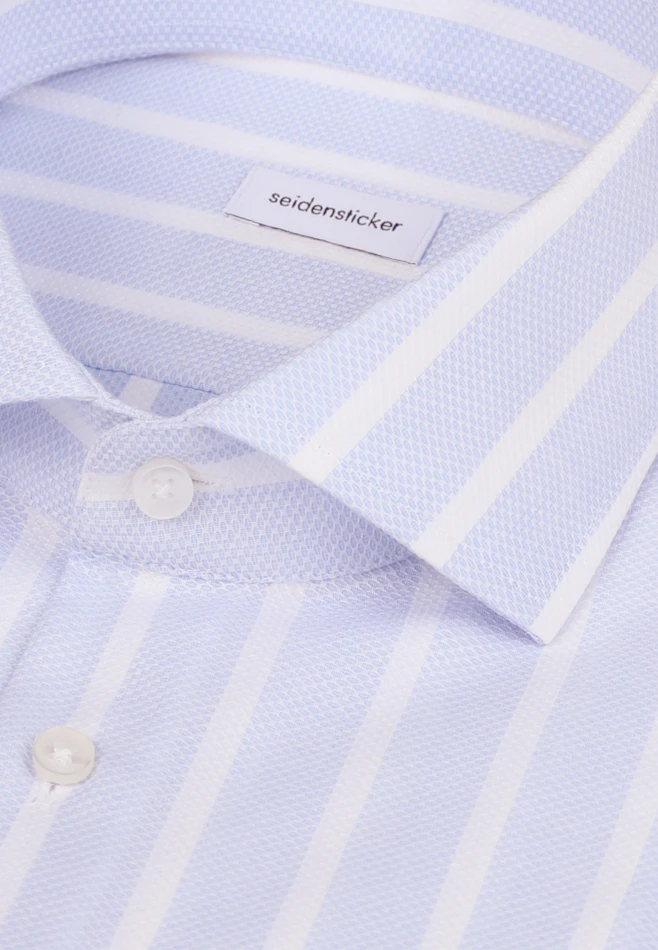 Slim Chemise d'affaires Rayures dans Bleu Moyen | Boutique en ligne Seidensticker