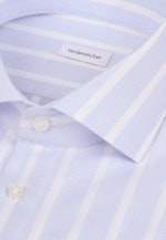 Slim Business Hemd Gestreift in Mittelblau |  Seidensticker Onlineshop