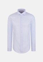 Slim Business Hemd Gestreift in Mittelblau |  Seidensticker Onlineshop