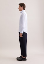 Shaped Business shirt Stripes in Mittelblau |  Seidensticker Onlineshop