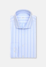 Shaped Business shirt Stripes in Mittelblau |  Seidensticker Onlineshop