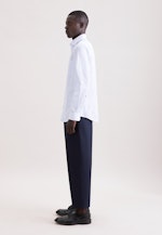 Slim Casual Hemd Gestreift in Hellblau |  Seidensticker Onlineshop