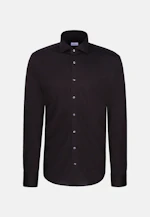 Shaped Jersey shirt Uni in Schwarz |  Seidensticker Onlineshop