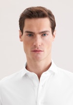 Shaped Jersey shirt Uni in Weiß |  Seidensticker Onlineshop