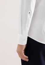 Shaped Jersey shirt Uni in Weiß |  Seidensticker Onlineshop