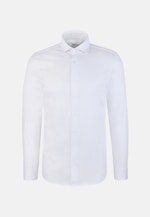 Shaped Jersey shirt Uni in Weiß |  Seidensticker Onlineshop