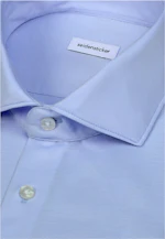 Shaped Jerseyhemd Uni in Hellblau |  Seidensticker Onlineshop