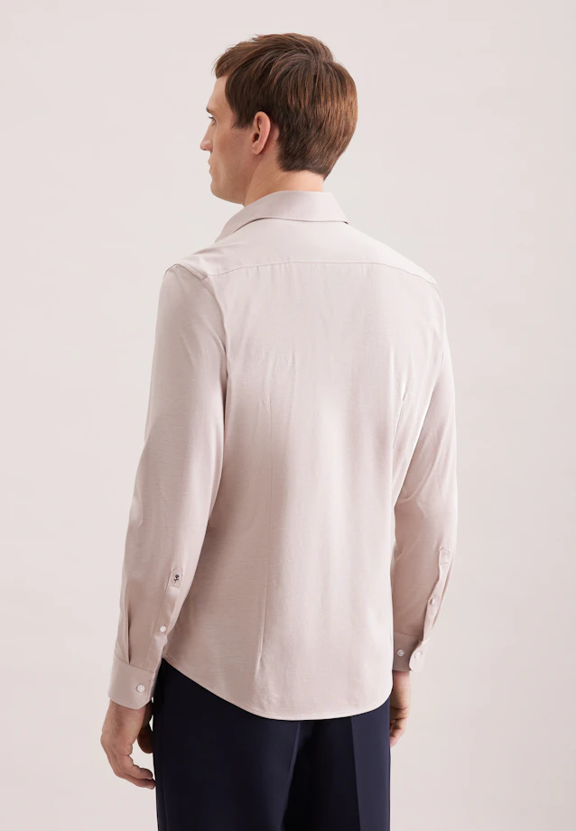 Shaped Jersey shirt Uni in Beige |  Seidensticker Onlineshop