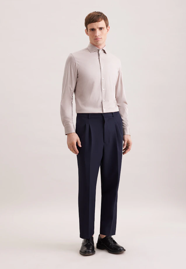 Shaped Jersey shirt Uni in Beige |  Seidensticker Onlineshop