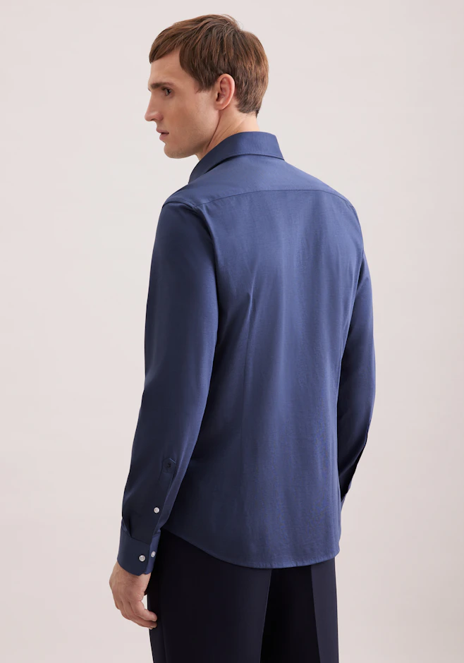 Shaped Jerseyhemd Uni in Grau | Seidensticker Onlineshop