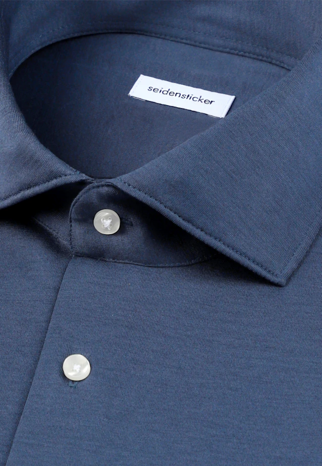 Shaped Jerseyhemd Uni in Grau |  Seidensticker Onlineshop