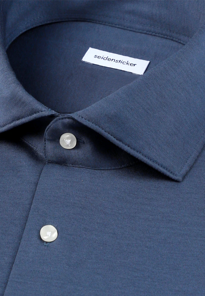 Shaped Jerseyhemd Uni in Grau | Seidensticker Onlineshop