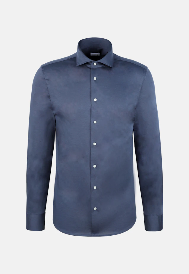 Shaped Jerseyhemd Uni in Grau |  Seidensticker Onlineshop