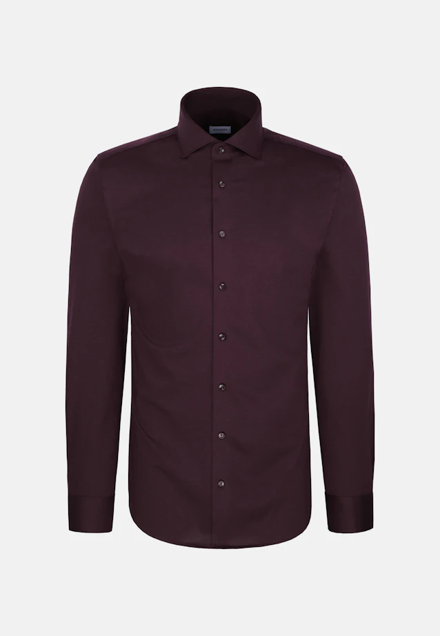 Shaped Chemise en jersey Uni in Rouge |  Seidensticker Onlineshop