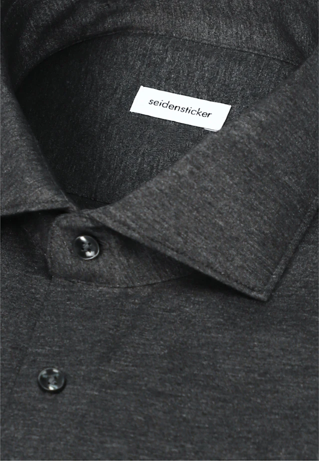 Shaped Jersey shirt Uni in Grey |  Seidensticker Onlineshop