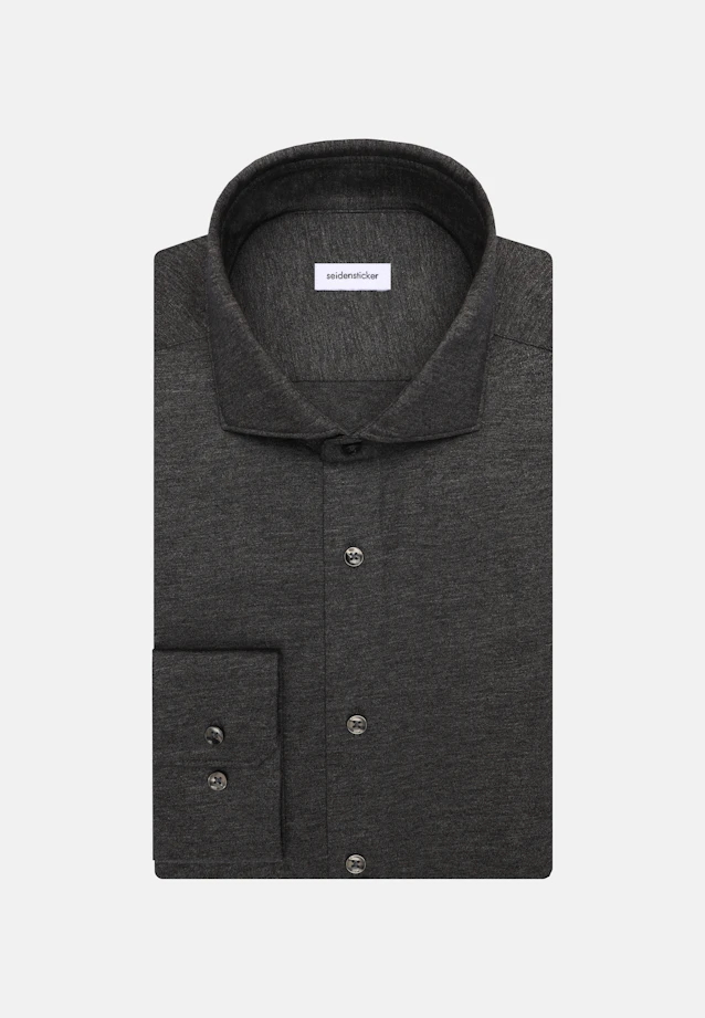Shaped Jersey shirt Uni in Grey |  Seidensticker Onlineshop