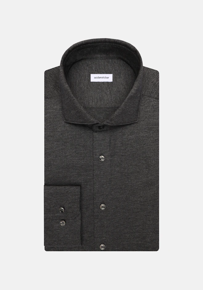 Shaped Jersey shirt Uni in Grey | Seidensticker online shop